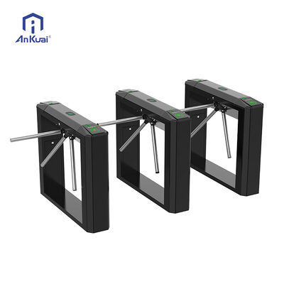 購入 High Security Tripod Turnstile with Face Recognition QR Code Reader and 304 Stainless Steel Construction for Metro and Office Entrance online manufacture