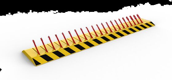 購入 A3鋼製車輪サボタージュ 非埋設型シングルロー Lサイズ カスタマイズ可能 W550 H80mm 耐久性 車両セキュリティソリューション online manufacture