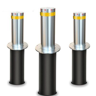 304本のステンレス製油圧引き込み式のボラードの自動上昇の電気引き込み式の保証ボラード