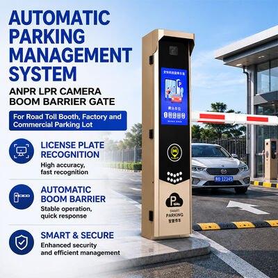 ロード・トール・ブース工場および商業駐車場向け自動駐車管理システム ANPR LPR カメラ ブームバリアゲート
